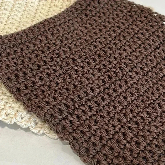 100% Cotton Handmade Washcloths - Set of 3 - Picture 7 of 9